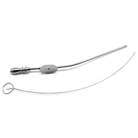 3 Pcs ENT Baron Curved Tube Size 4mm Stainless Steel Upgraded Superior Implant Instruments