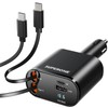 SUPERONE Retractable 4-in-1 Car Charger with Fast Charging