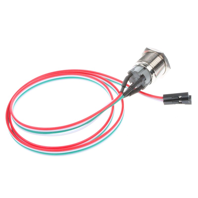 NOYITO 16mm Chassis Switch Metal Button Switch with 22inchs Extension