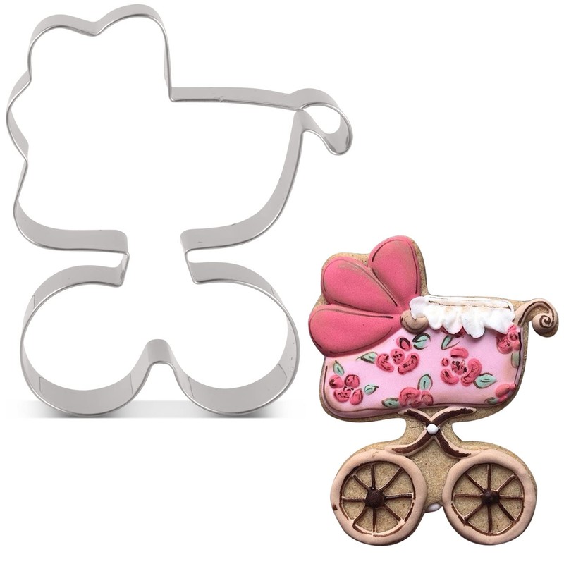 LILIAO Carriage Shape Cookie Cutter - 3.7 x 4.2 inches