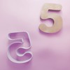 Number 5 Cookie Cutter - 3 Sizes