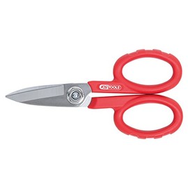 KS Tools 118.0060 Universal workshop shear, 140mm, includes belt pouch