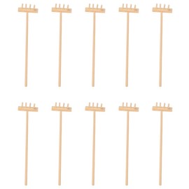 DOITOOL Mini Zen Garden Tool Rake Set, 10Pcs Zen Garden Sand Rake Tool, Meditation Feng Shui Decor Zen Garden Accessories for DIY Home Office Tabletop Decor