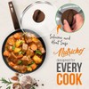 NutriChef 12-Piece Hard Anodized Nonstick Cookware Set - Induction Ready