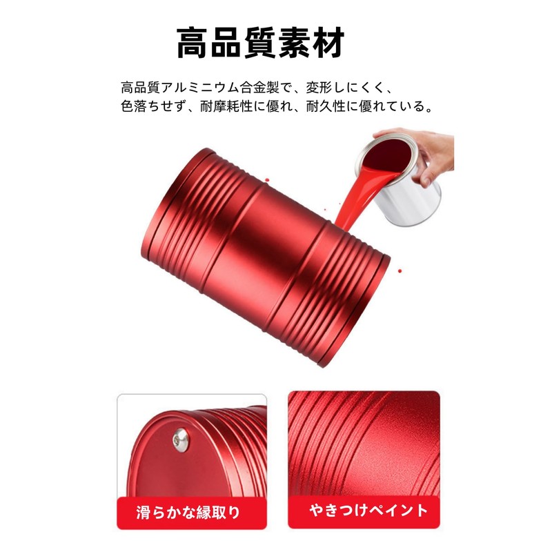 YFFSFDC Car Ashtray, Drum, Portable Ashtray with Lid, Large Capacity,