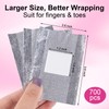 AYZTKUX 700PCS Nail Polish Remover Wraps, Nail Foil Gel Polish