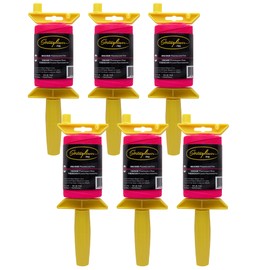 Stringliner 25462 Pro Mason’s Line Reels – 1/2 Lb. Stringliner® PRO BRAIDED FL PINK 500'. (6 Pack)