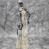 Lifestyle & More Modern Sculpture Figurine Woman African Woman Gold/Brown