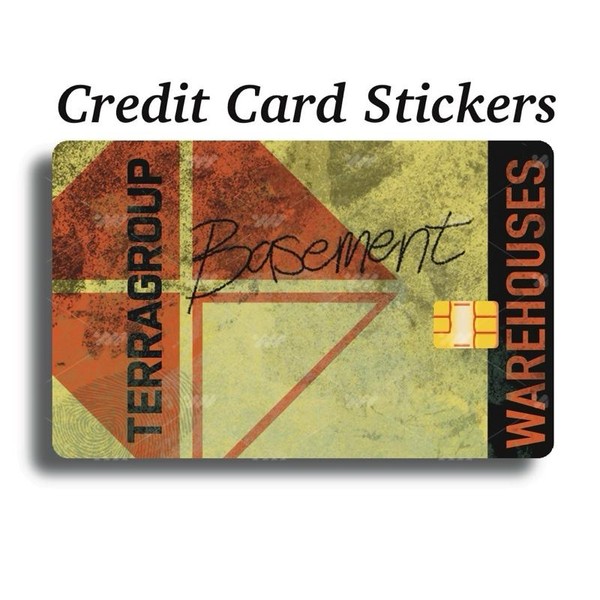 Escape From Tarkov themed credit card stickers for debit credit