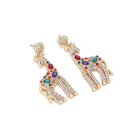 Giraffe Earrings for Women, Cute Animal Giraffe Earrings for Girls, African Giraffe Dangle Earrings Hypoallergenic, Beaded Giraffe Bohemian Drop Earrings, Giraffe Earrings Studs, Giraffe Jewelry Gifts Funny Earrings