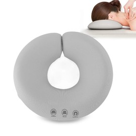 ZASCHMOY Prone Pillow Massage Headrest, Soft Rebound Facial Massage Support with Hollow Design, Face Cushion for Bed, Beauty Pillow for Spa, Salons (Space Gray)