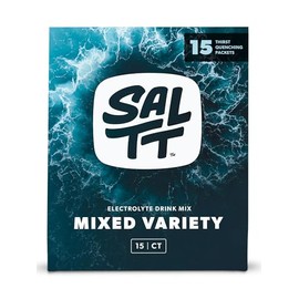 SALTT Electrolytes Powder Packets (All Things Mixed Variety Pack - 15 Flavors) 15 Sticks - Easy Dissolve, No Clumping - Essential Minerals - Hydration