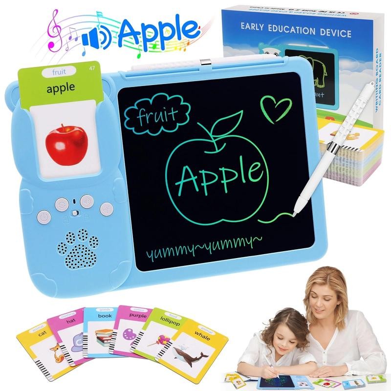 English and Spanish Bilingual Talking Flashcard Toys With 224 Common