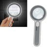 Handheld Magnifying Glass 5x Rechargeable Touch Control LED Light Handheld