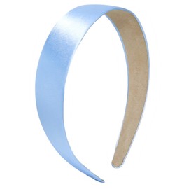 JOYRUBY 1.15 Inch Headbands for Women Light Blue Headband Fashion Plain Headband for Girls, Non Slip Head Band DIY Holiday Gifts Christmas Hair Accessories for Teen