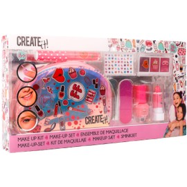 Create It! - 84510 - Make-Up Set for Girls - With Shiny Cosmetic Bag