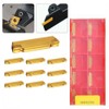 MASUNN 10pcs MGMN200-G 2mm Carbide Inserts for MGEHR/MGIVR Grooving Cut