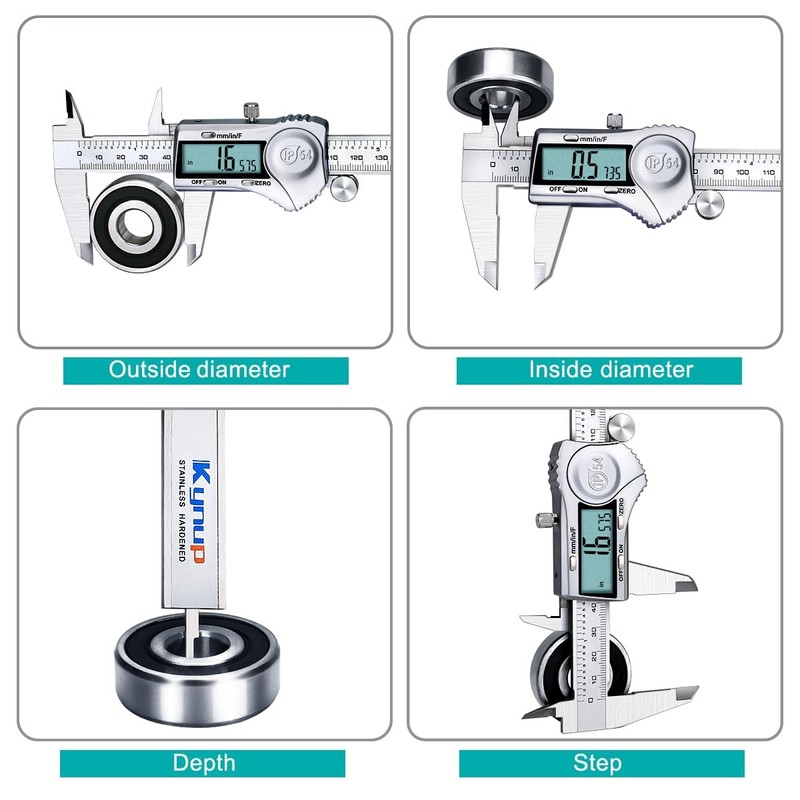 Kynup Digital Caliper, Caliper Measuring Tool Outside Micrometer, Vernier Dial