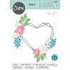 Sizzix Thinlits Cutting Dies 9PK Floral Geo Heart Frame by