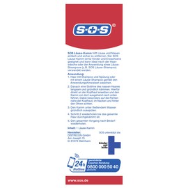 SOS Lice Comb for Removing Nits and Lice