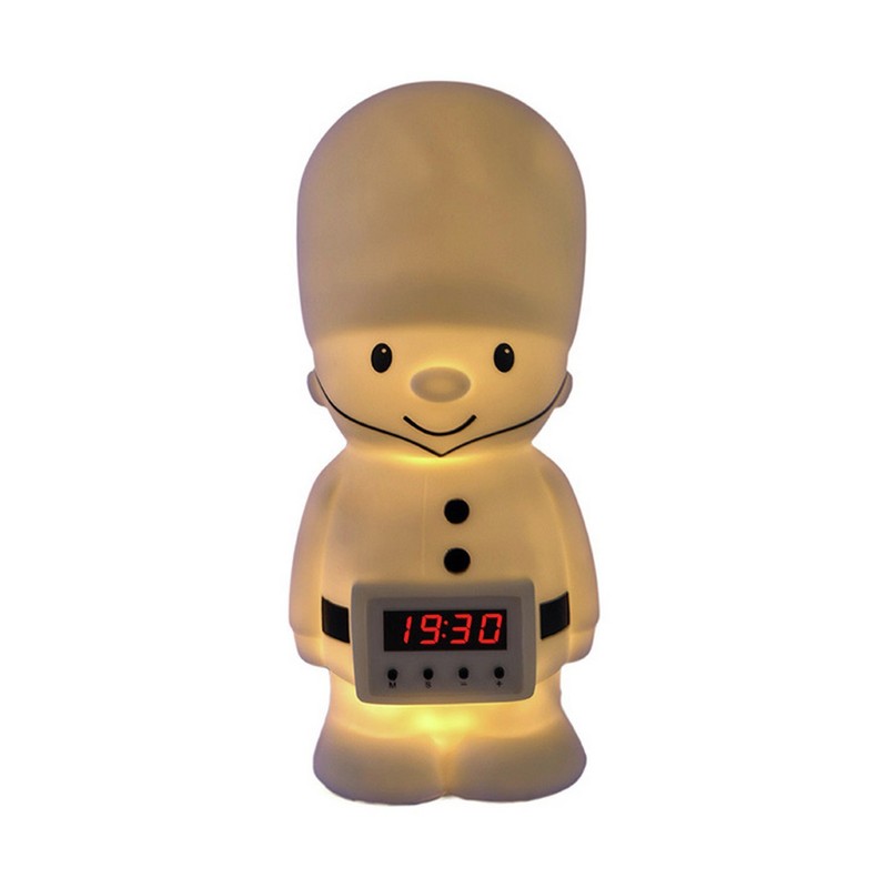 Cozyglo Colonel Comfort Night Light Includes Clock, Thermometer, Dimmer, and