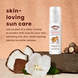 Hawaiian Tropic Weightless Mineral Sunscreen Lotion, SPF 30