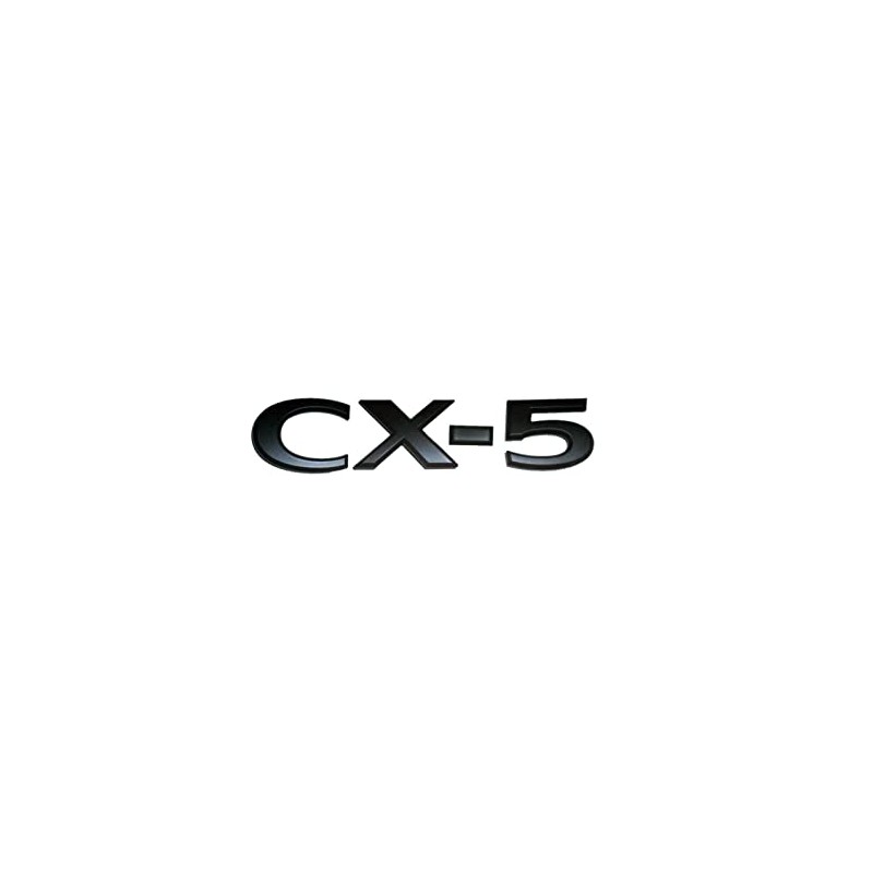 Matte Black CX-5 (KF/Late New Model) Car Name Emblem