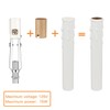 Helunsi 6 Set E12 Adjustable Candelabra Socket, Chandelier Fixture Sockets
