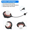 Tapa de gas y tapa de combustible FC1061 compatible con