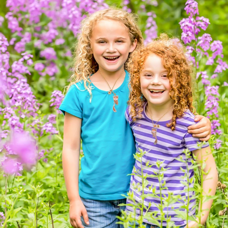 Yolev Friendship Necklace for 2 Girls Necklace Gift Matching Friendship