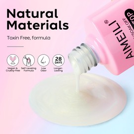 AIMEILI Glitter Top Coat Mother of Pearl 10 ml No Wipe Top Coat Pearl Effect Nail Gel UV Mother of Pearl Top Coat Pearl Shimmer 007