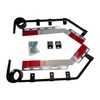 IBESTWOLF Pair Angled Down Bar Type Truck Mud Flap Hangers