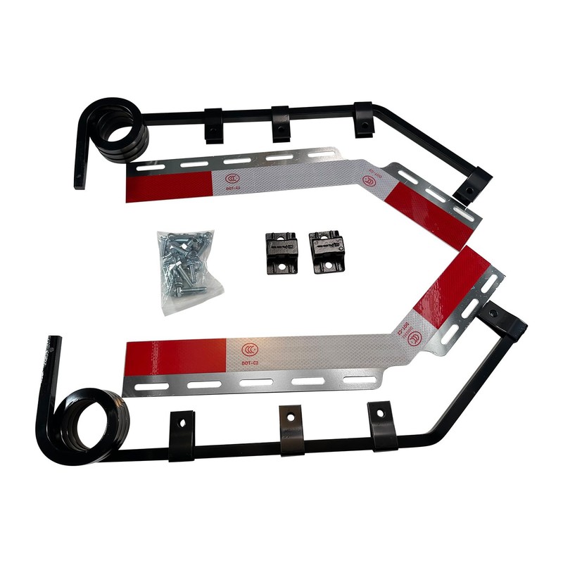 IBESTWOLF Pair Angled Down Bar Type Truck Mud Flap Hangers
