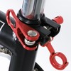 Quick Release Bike Seatpost Clamp Handle And Rear Frame Clip