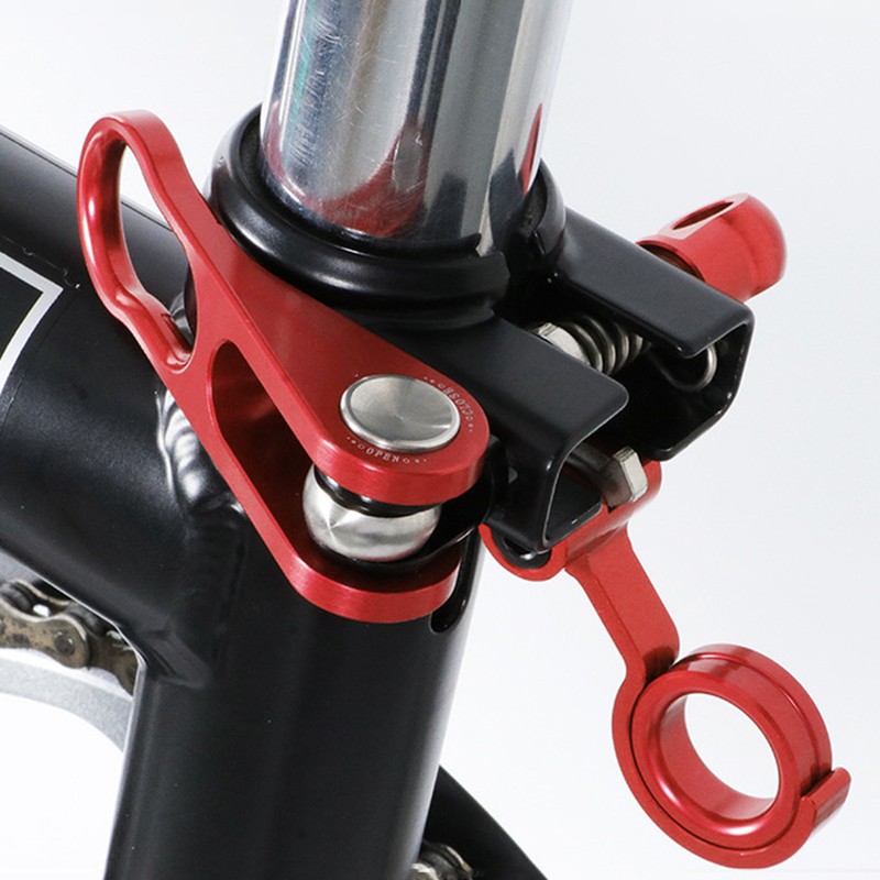 Quick Release Bike Seatpost Clamp Handle And Rear Frame Clip