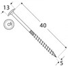 DMX - Construction screws, wood screws, flat head screws, chipboard