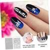 FOMIYES 5sets Unique Manicure Stickers with Chic Geometric Patterns for
