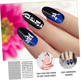 FOMIYES 5sets Unique Manicure Stickers with Chic Geometric Patterns for DIY Nail Art for Home and Salon Use Easy to Apply Natural Artificial Nails