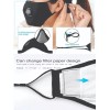 Healowa Cubre Bocas Lavable Válvula 4 Filtros Pm2.5 5 Capas