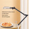Camera Mount Adjustable Arm 530mm Double Sections Extension Metal Articulating