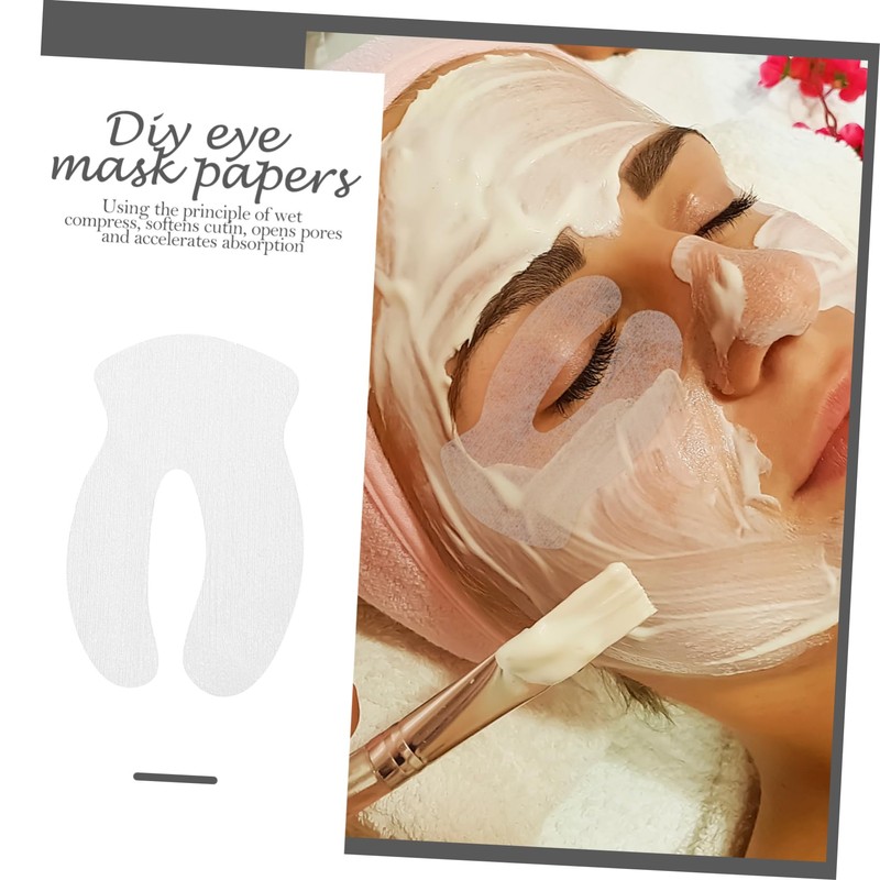 TOVINANNA 1000pcs Pure Cotton Eye Patches Eye Moisturizing Mask Disposal
