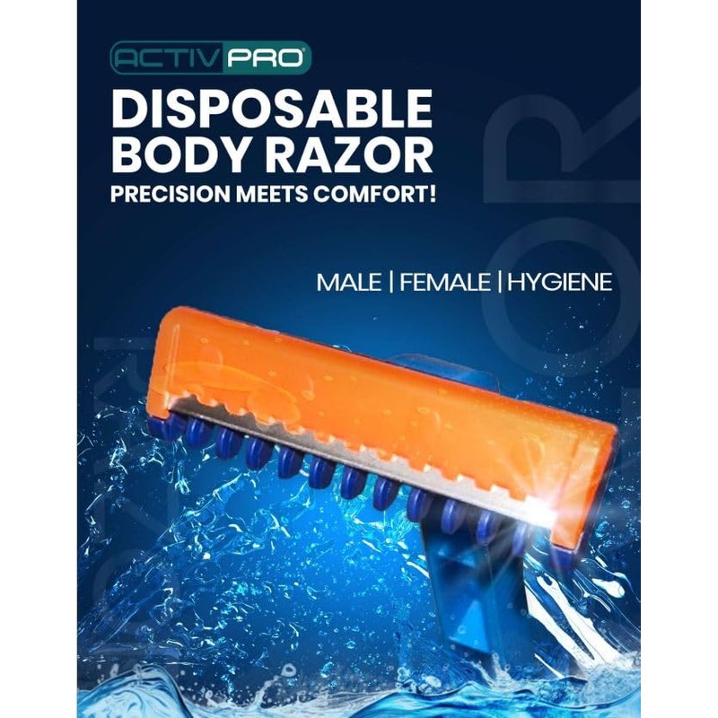 Body Razors | Combed Head to Prevent Cuts | Gentle