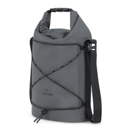 Johnny Urban Small Dry Bag Grey - Theo - Drybag for Paddle Board, Canoe, Kayak, Camping, Travel, Boat - Waterproof Bag 5L - Paddle Board Bag
