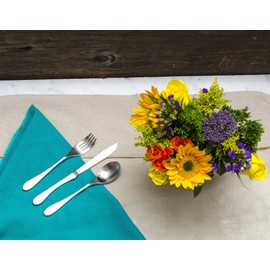 KNORK Matte Original 3-Piece TRY ME Set - Hand Forged Stainless Steel Dinner Knife, Fork, and Tablespoon