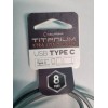 CELLTRONIX Titanium Xtra Long Cable USB Type C (1 Pack)