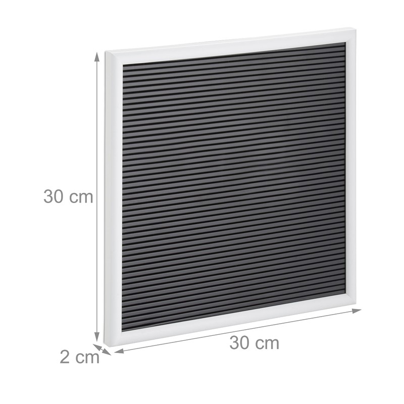 Relaxdays Framed, Incl. 145 Letters, Numbers & Special Characters, Message