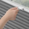 Lichtblick Klemmfix Honeycomb Pleated Blind, No Drilling, Tensioned, Blackout -