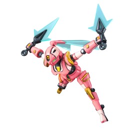 LBX Cardboard Battlers Kunoichi 1/1 Scale Color Coded Plastic Model