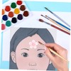 TEHAUX 2pcs Face Painting Practice Board for Beginners Starter Makeup