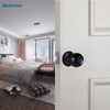 Comfhouse Round Ball Privacy Door Knob for Bedroom and Bathroom,